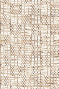 Grid Natural Rug 305x430 - Stone - Boho Bliss