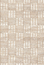 Load image into Gallery viewer, Grid Natural Rug 365x457 - Stone - Boho Bliss