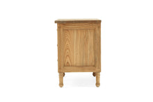 Load image into Gallery viewer, Hamilton 3 Drawer Bedside Table 70cm - Weathered Oak - Boho Bliss