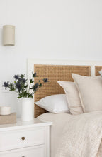 Load image into Gallery viewer, Hamilton Bedside Table - 3 Drawer White - Boho Bliss