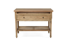 Load image into Gallery viewer, Hamilton Bedside Table - Weathered Oak - 91cm Wide - Boho Bliss