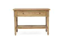 Load image into Gallery viewer, Hamilton Bedside Table - Weathered Oak - 91cm Wide - Boho Bliss