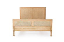 Load image into Gallery viewer, Hamilton Cane Bed - Weathered Oak - King - Boho Bliss