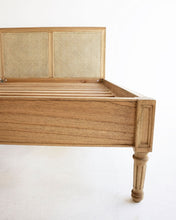Load image into Gallery viewer, Hamilton Cane Bed - Weathered Oak - King - No End - Boho Bliss