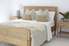 Load image into Gallery viewer, Hamilton Cane Bed - Weathered Oak - Queen - Boho Bliss