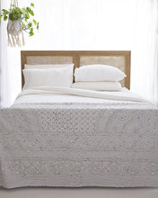 Load image into Gallery viewer, Hamilton Cane Bed - Weathered Oak - Queen - Boho Bliss