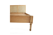 Load image into Gallery viewer, Hamilton Cane Bed - Weathered Oak - Queen - No End - Boho Bliss