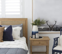 Load image into Gallery viewer, Hamilton Cane Bedhead - King Single - Weathered Oak - Boho Bliss