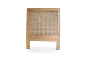 Hamilton Cane Bedhead - King Single - Weathered Oak - Boho Bliss