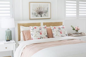 Hamilton Cane Bedhead - King Super - White - Boho Bliss