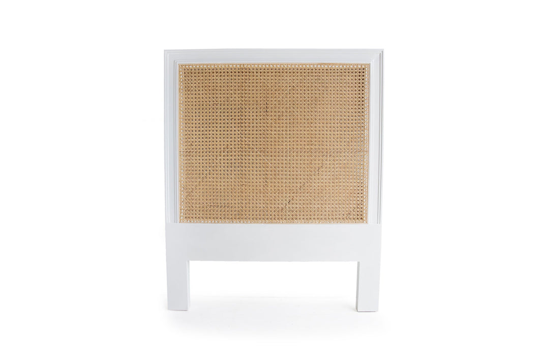 Hamilton Cane Bedhead - Single - White - Boho Bliss