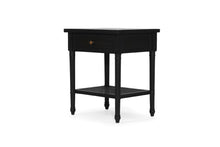 Load image into Gallery viewer, Hamilton Cane Bedside Table 57cm - Black - Boho Bliss