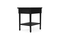 Load image into Gallery viewer, Hamilton Cane Bedside Table 57cm - Black - Boho Bliss