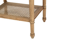 Load image into Gallery viewer, Hamilton Cane Bedside Table - 57cm Weathered Oak - Boho Bliss