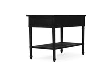 Load image into Gallery viewer, Hamilton Cane Bedside Table 91cm - Black - Boho Bliss