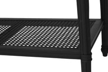 Load image into Gallery viewer, Hamilton Cane Bedside Table 91cm - Black - Boho Bliss