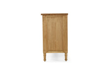 Load image into Gallery viewer, Hamilton Cane Four Door Sideboard - Weathered Oak - Boho Bliss