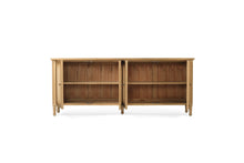 Load image into Gallery viewer, Hamilton Cane Four Door Sideboard - Weathered Oak - Boho Bliss