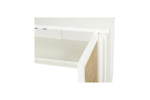 Load image into Gallery viewer, Hamilton Cane Two Door Sideboard - White - Boho Bliss