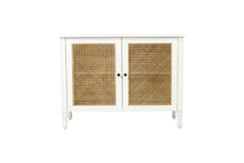 Load image into Gallery viewer, Hamilton Cane Two Door Sideboard - White - Boho Bliss