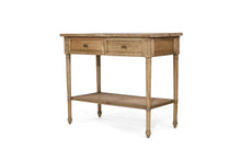 Load image into Gallery viewer, Hamilton Console Table - Weathered Oak - 100cm - Boho Bliss