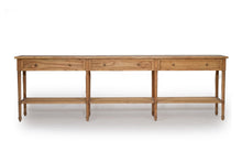 Load image into Gallery viewer, Hamilton Console Table - Weathered Oak - 280cm - Boho Bliss