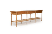 Load image into Gallery viewer, Hamilton Console Table - Weathered Oak - 280cm - Boho Bliss