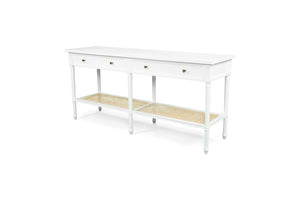Hamilton Console Table - White - 185cm - Boho Bliss
