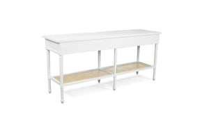 Hamilton Console Table - White - 185cm - Boho Bliss