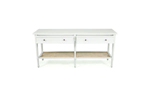 Hamilton Console Table - White - 185cm - Boho Bliss