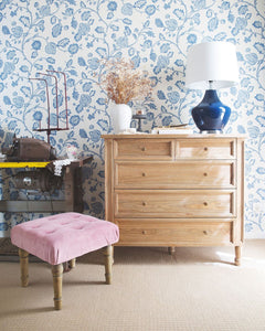 Hamilton Dresser - Weathered Oak with Five Drawers - Boho Bliss