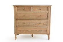 Load image into Gallery viewer, Hamilton Dresser - Weathered Oak with Five Drawers - Boho Bliss