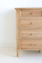 Load image into Gallery viewer, Hamilton Dresser - Weathered Oak with Five Drawers - Boho Bliss