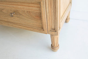 Hamilton Dresser - Weathered Oak with Five Drawers - Boho Bliss
