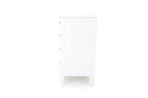 Hamilton Dresser - White with Five Drawers - Boho Bliss