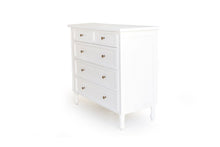 Load image into Gallery viewer, Hamilton Dresser - White with Five Drawers - Boho Bliss