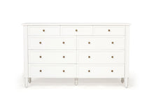 Load image into Gallery viewer, Hamilton Dresser - White with Nine Drawers - Boho Bliss