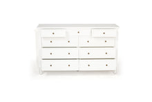 Load image into Gallery viewer, Hamilton Dresser - White with Nine Drawers - Boho Bliss
