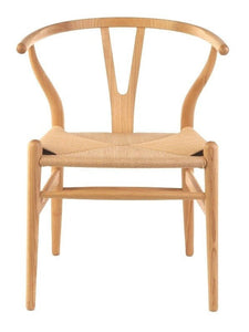 Hans Wegner Replica Wishbone Dining Chair - Beech - Boho Bliss