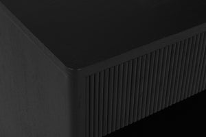 Harlow Bedside Table - Black - Boho Bliss