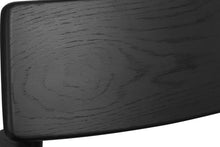 Load image into Gallery viewer, Harlow Dining Armchair - Black with Timber Seat - Boho Bliss
