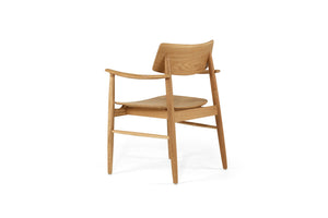Harlow Dining Armchair - Natural with Timber Seat - Boho Bliss