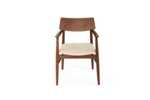 Load image into Gallery viewer, Harlow Dining Armchair - Walnut - Boho Bliss