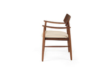 Load image into Gallery viewer, Harlow Dining Armchair - Walnut - Boho Bliss