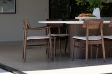 Load image into Gallery viewer, Harlow Dining Armchair - Walnut - Boho Bliss