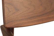 Load image into Gallery viewer, Harlow Dining Armchair - Walnut with Timber Seat - Boho Bliss