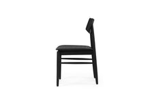 Load image into Gallery viewer, Harlow Dining Chair - Black with Timber Seat - Boho Bliss