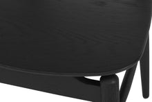 Load image into Gallery viewer, Harlow Dining Chair - Black with Timber Seat - Boho Bliss