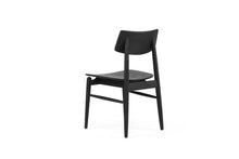 Load image into Gallery viewer, Harlow Dining Chair - Black with Timber Seat - Boho Bliss