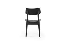 Load image into Gallery viewer, Harlow Dining Chair - Black with Timber Seat - Boho Bliss